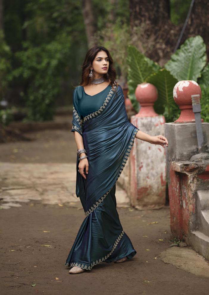 Platinum Vol 4 By Kashvi Swarovski Soft Silk Party Wear Sarees Wholesale Shop In Surat
